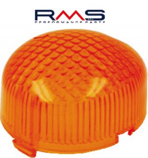 Sklo smerovky - pravé zadné RMS oranžová Homologácia